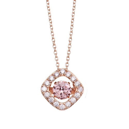 Morganite Square Dancing Diamond